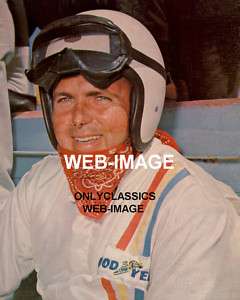 1960S JIM HURTUBISE BANDANA INDY 500 COLOR RACE PHOTO  