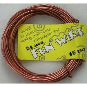  Fun Wire 24 Gauge Coil   Icy Pink Lemonade Toys & Games