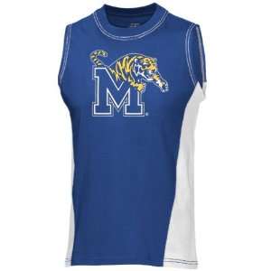  Memphis Tigers Royal Blue Challenge Sleeveless T shirt 