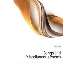  Songs and Miscellaneous Poems: Imrie John: Books