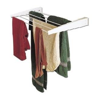 Household Essentials Wall Mount Telescoping Indoor Clothes Drying Rack