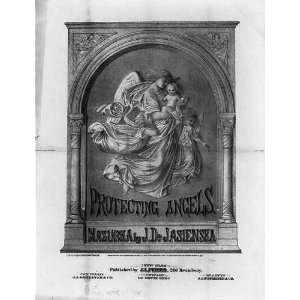  Protecting Angels,Baby,Mazurka by J. DeJasienska,c1867 