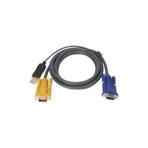  ATEN 2L5203UP   Video / USB cable   HD 15 (M)   4 pin USB 