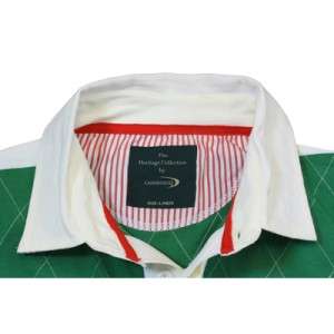 Lansdowne Irish Sage and Cream Heritage Rugby Shirt  