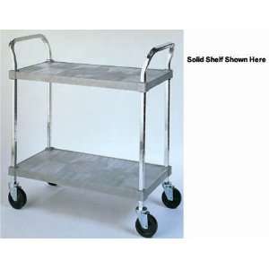  Solid Shelf Plasteel Cart   3 Shelf   24W x 48L
