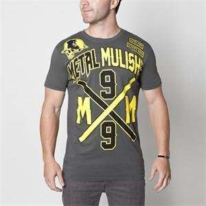  Metal Mulisha Intersect Custom T Shirt   X Large/Charcoal 