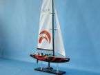 Alinghi 30 Wooden Sailboat Model Louis Vuitton Cup  