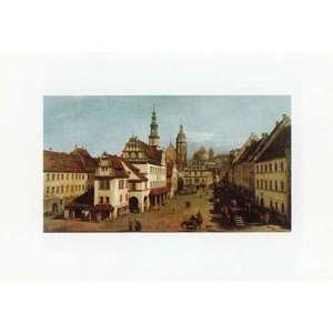 Der Marktplatz Zu Pirna   Poster by Giovanni Antonio Canaletto (40 x 