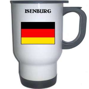  Germany   ISENBURG White Stainless Steel Mug Everything 