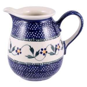  Polish Pottery 2 Cup Pitcher: Kitchen & Dining