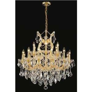  Elegant Lighting 2800D30G/SA chandelier: Home Improvement