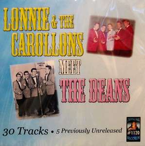 LONNIE & THE CAROLLONS Meet THE DEANS   30 Tracks  