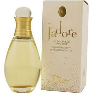 Jadore By Christian Dior For Women, Gold Supreme Shimmering Dry Body 