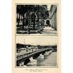  1905 Duotone Print Malacanan Palace Bridge Spain Malacanang 