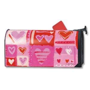    Hearts Galore Large Magnetic Mailbox Cover