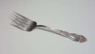 REED BARTON TIGER LILY SILVERPLATE LARGE SERVING FORK  
