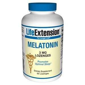  Melatonin Lozenges 3 mg 60 Dissolve in Mouth Lozenges 