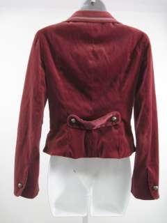 LEMON Pink Velvet Blazer Jacket Size S  