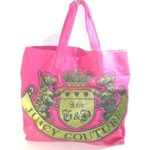  Juicy Couture Love G&P Tote Purse 100% Authentic 