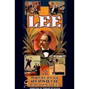Lee in his wonderful hypnotic performances 12x18 Giclee on canvas 
