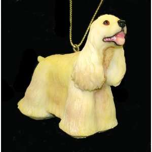    3.5 Cocker Spaniel Dog Canine Christmas Ornament: Home & Kitchen