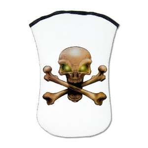  Kindle Sleeve Case (2 Sided) Skull and Crossbones with 