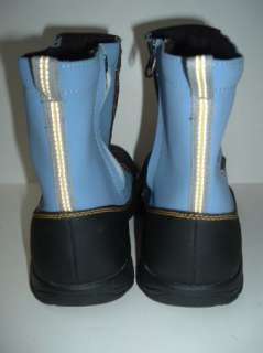 KEEN Waterproof Blue Nubuck Leather Hiking/Rain Boots Boys 6 / Womens 