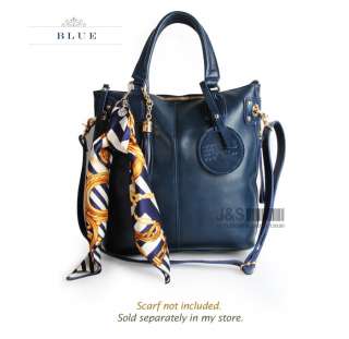  New KOREA GENUINE LEATHER Satchel Handbags Tote Shoulder Bag [B1058