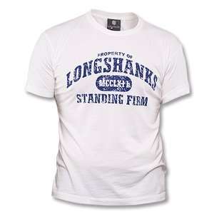  Property of Longshanks Arch Logo Tee   White/Blue Sports 