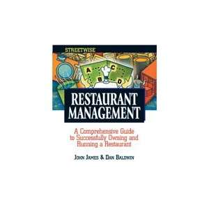  Streetwise Restaurant Management John James & Dan Baldwin Books