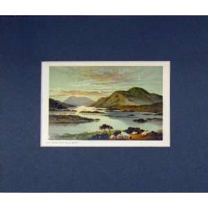  View Loch Lomond Mount Misery 1870 Chromo Litho Print 