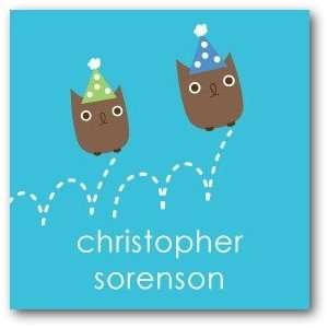  Custom Gift Tag Stickers   Bouncing Birds By Night Owl 