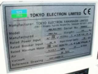 Tokyo Electron Yamanaski P 12XL AQA K09 TYP2 Chiller  