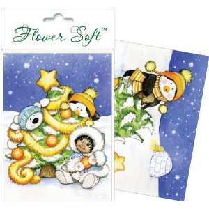  Flower Soft Card Toppers   Christmas Polar Friends   The 