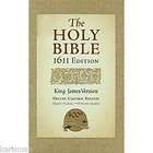1611 KJV Bible   Deluxe Edition, Genuine Calfskin Leather, Black [2011 