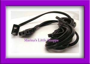Prong Double Lead Power Cord* ELNA & BABY LOCK models  