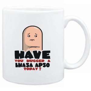 Mug White  Have you hugged a Lhasa Apso today?  Dogs  