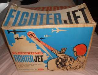 Vintage 1960s Ideal #4800 Electronic Fighter Jet Cockpit Controls Toy 