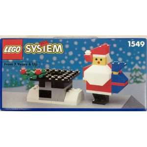  LEGO Christmas 1549 Santa Claus and Chimney: Toys & Games
