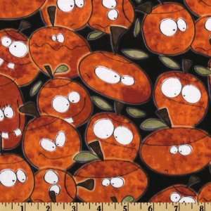  44 Wide Scribble Monsters II Wacky Pumpkins Black/Orange 