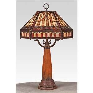  Quoizel Leawood Tiffany Table Lamp: Home Improvement