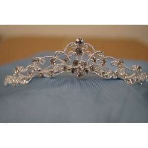  (BIG)Elegant Bridal Wedding Tiara Crown with Crystal Party 