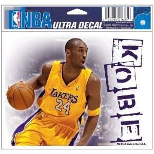  Kobe Bryant Los Angeles Lakers Ultra decals 5 x 6 