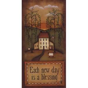    Each New Day Is a Blessing by Kim Lewis 10x20