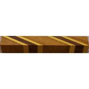  Laminated Walnut Nogal Maple Pen Blank 3/4 x 5 Blanks 