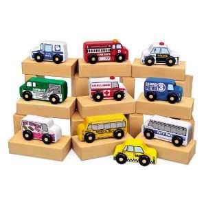  Pretend Play Community Vehicles: Toys & Games
