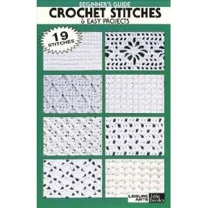   Leisure Arts Beginners Guide Crochet Stitches Arts, Crafts & Sewing