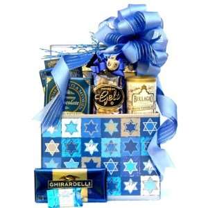 Happy Hanukkah Gift Basket (Deluxe):  Grocery & Gourmet 