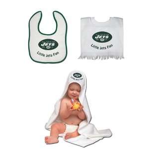  New York Jets NFL Toddler Bib and Bath Set (3 PC Set 