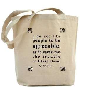  Agreeable People Humor Tote Bag by  Beauty